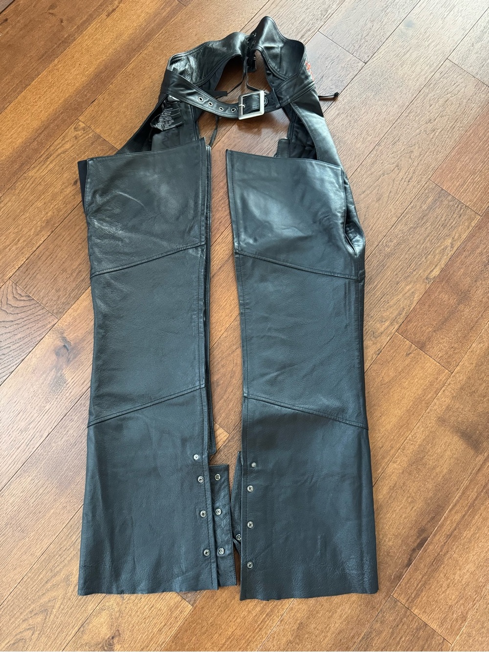 Harley Davidson woman’s leather chaps. Size XS